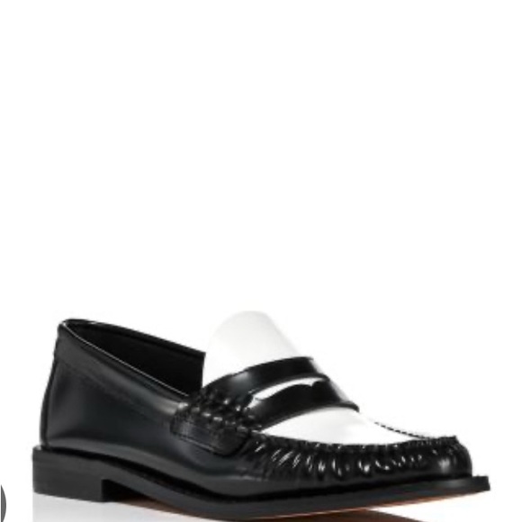 Aqua Shoes - Classic Black and White Loafers